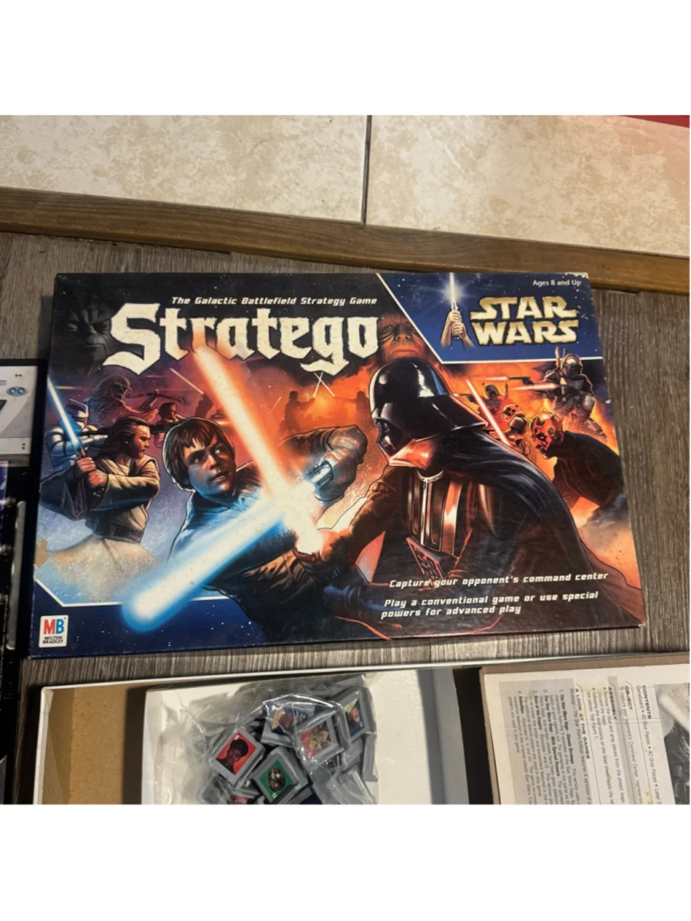 Milton Bradley Star Wars Stratego Board Game Complete Cib
